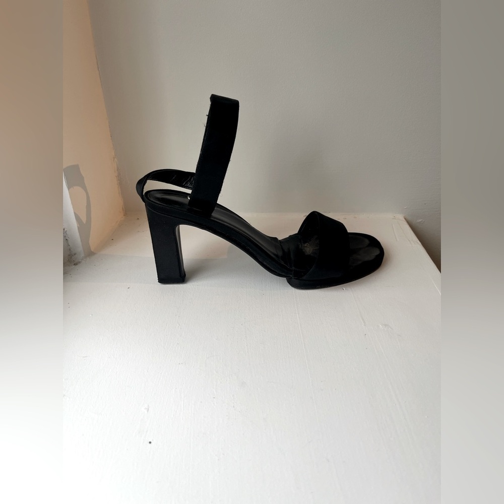 Vintage Calvin Klein Satin Sandals. Velcro ankle closure. Size 7.5
 CBK Style